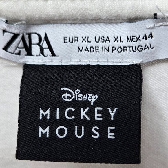 Zara Micky Mouse Chunky Stripe Shirt Men's Crew Neck Oversized Purple Street XL - Picture 7 of 7